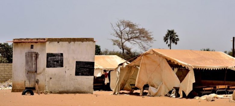 Salle de classe et bureau du directeur, école de Ndiagué -Sénégal. Pascal Tabary Mai 2017